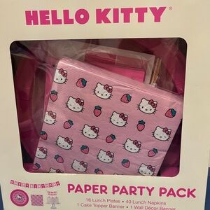 Hello Kitty Pink and White Party Set